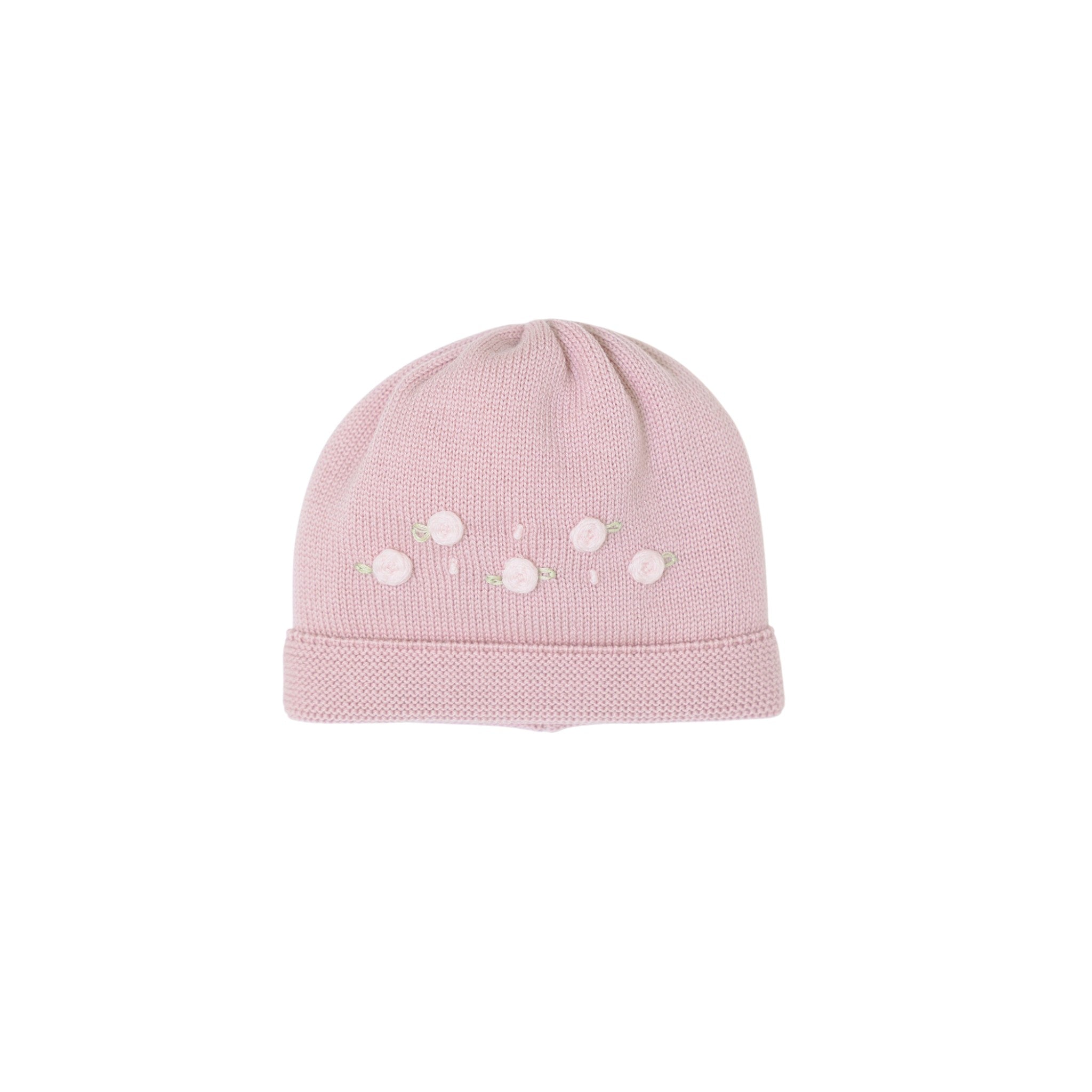 Cuffia Camelie Neonata ROSA ANTICO CAMELIE 645