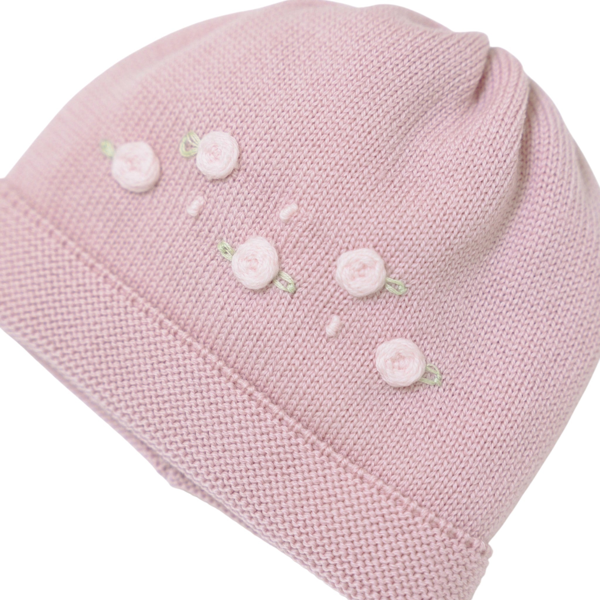 Cuffia Camelie Neonata ROSA ANTICO CAMELIE 645