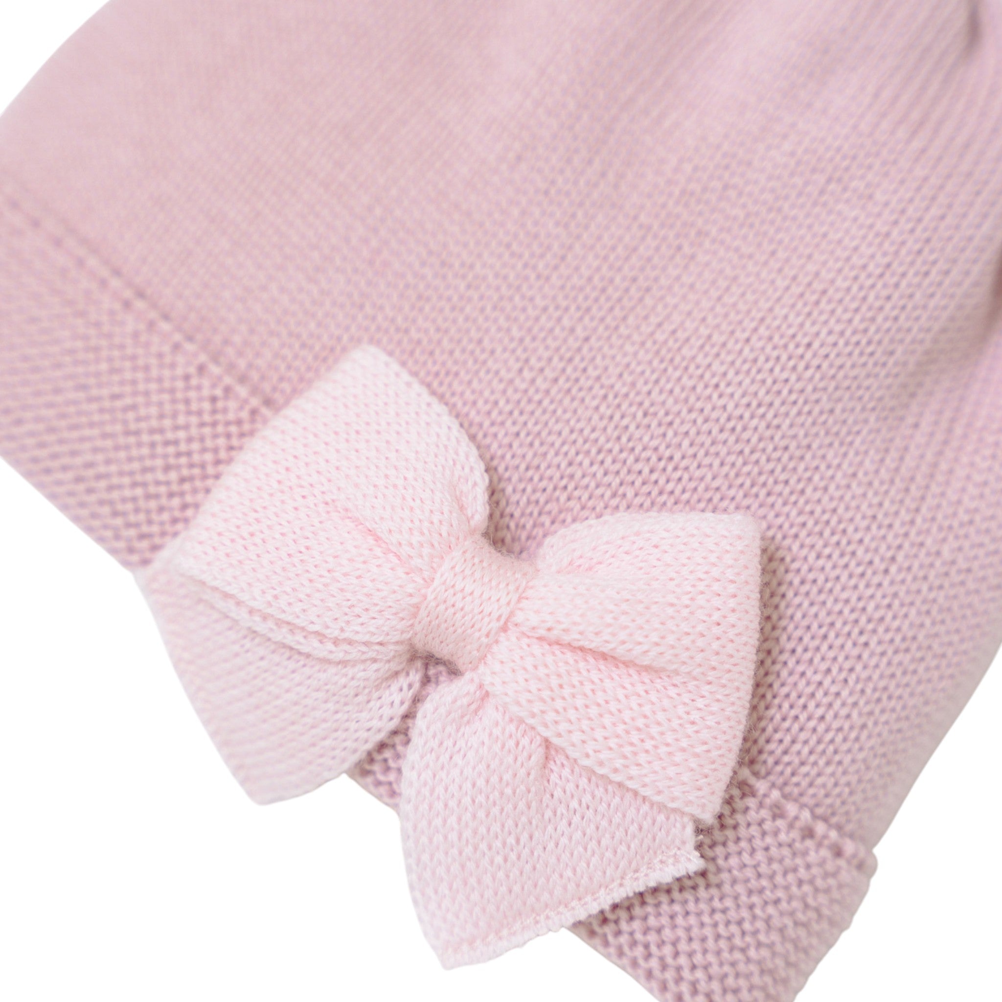 Cuffia Fiocco romantico Neonata Rosa FIOCCO/601