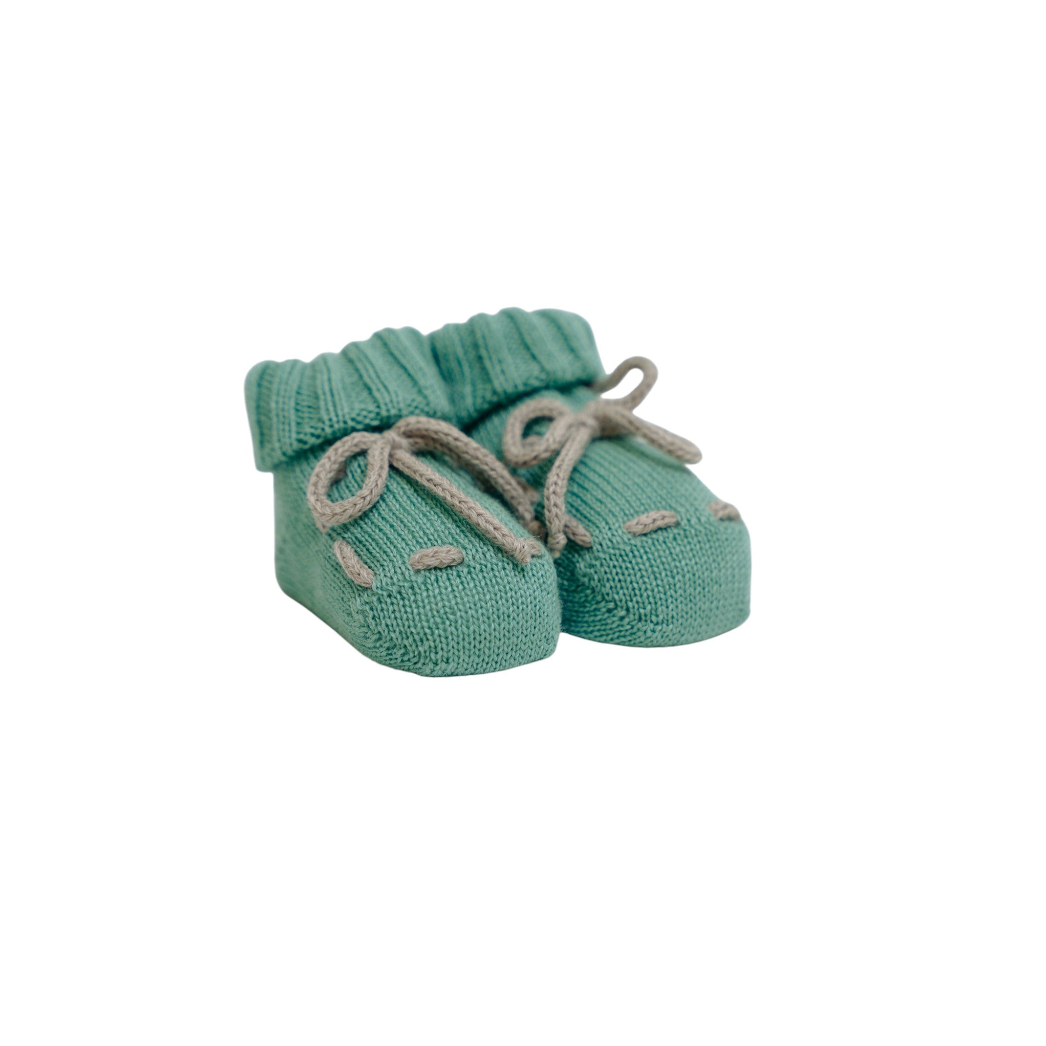 Babbucce Verde Pura Lana BABY LORD TEDDY BEAR/721-V