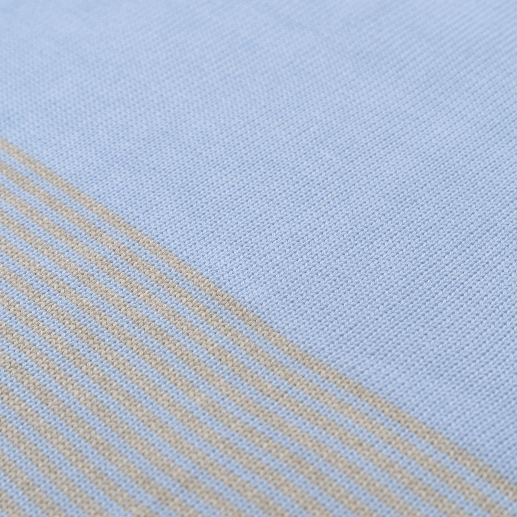 Coperta Neonato CIELO Righe Grigio LE DODO' - Made in Italy