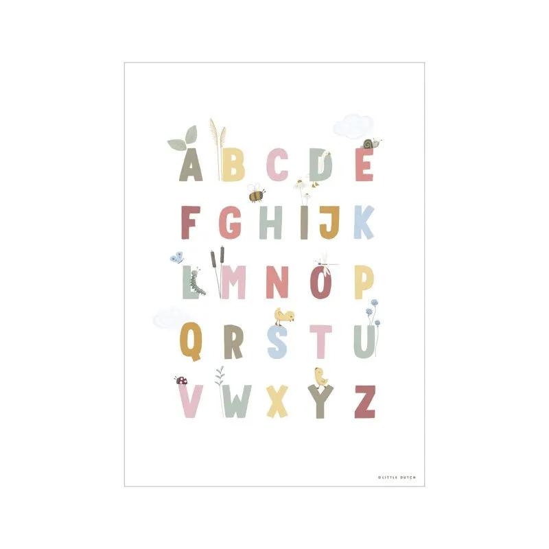 Poster A3 Rosa PW10710750 by LITTLE DUTCH