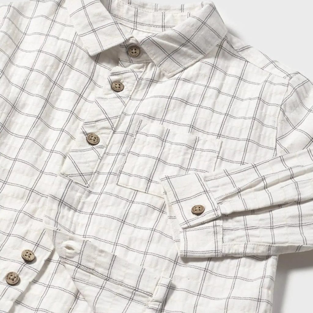 Camicia Bimbo Grigio 2110/95 by MAYORAL