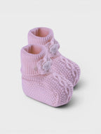 Babbucce Neonata Rosa IS11S by MARLU'