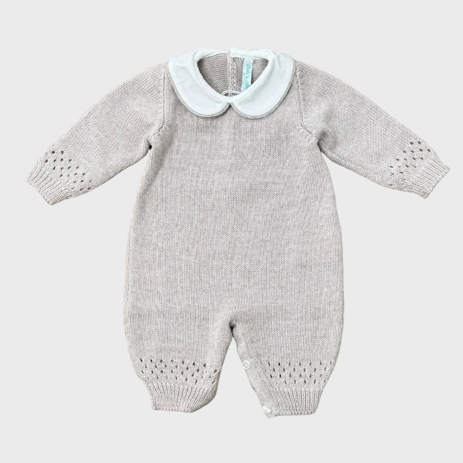Tutina Neonato Beige T80L by BEBE' DI ALMY