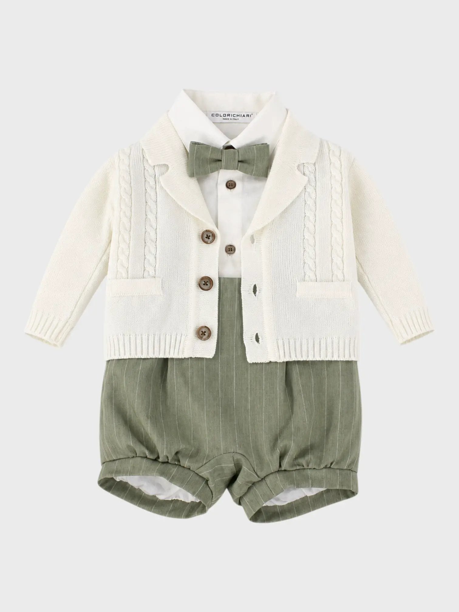 Completo Cerimonia Bimbo Verde MN408740/5004 by COLORICHIARI