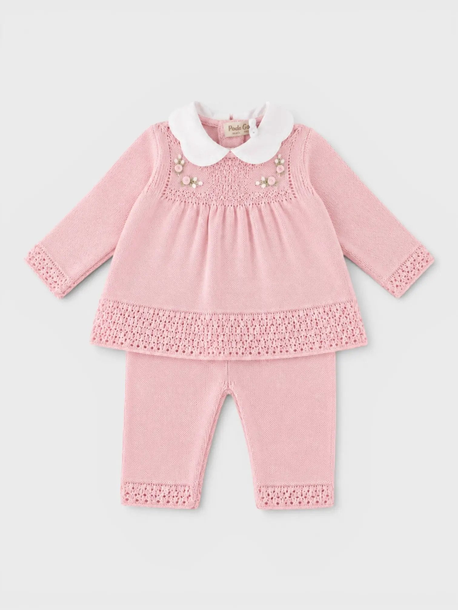 Completo nascita Neonata Rosa TIANA/CN by PICCOLA GIUGGIOLA