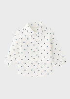 Minibanda Camicia Bimbo Ecru 98 Percent Cotone 2 Percent Elastan Primavera Estate 3G60000 3G600/00