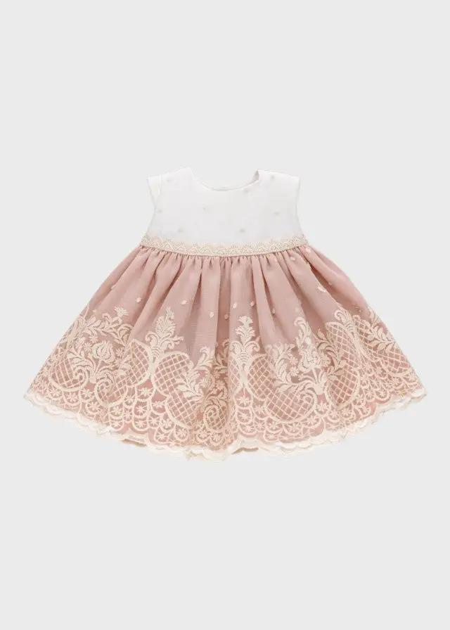 Abito Cerimonia Bimba Rosa 39102 by LILUS