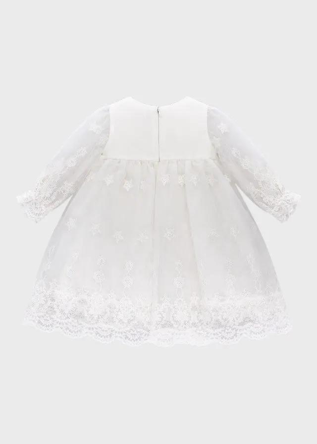 Abito Cerimonia Bimba Bianco EV310ML by MARLU'