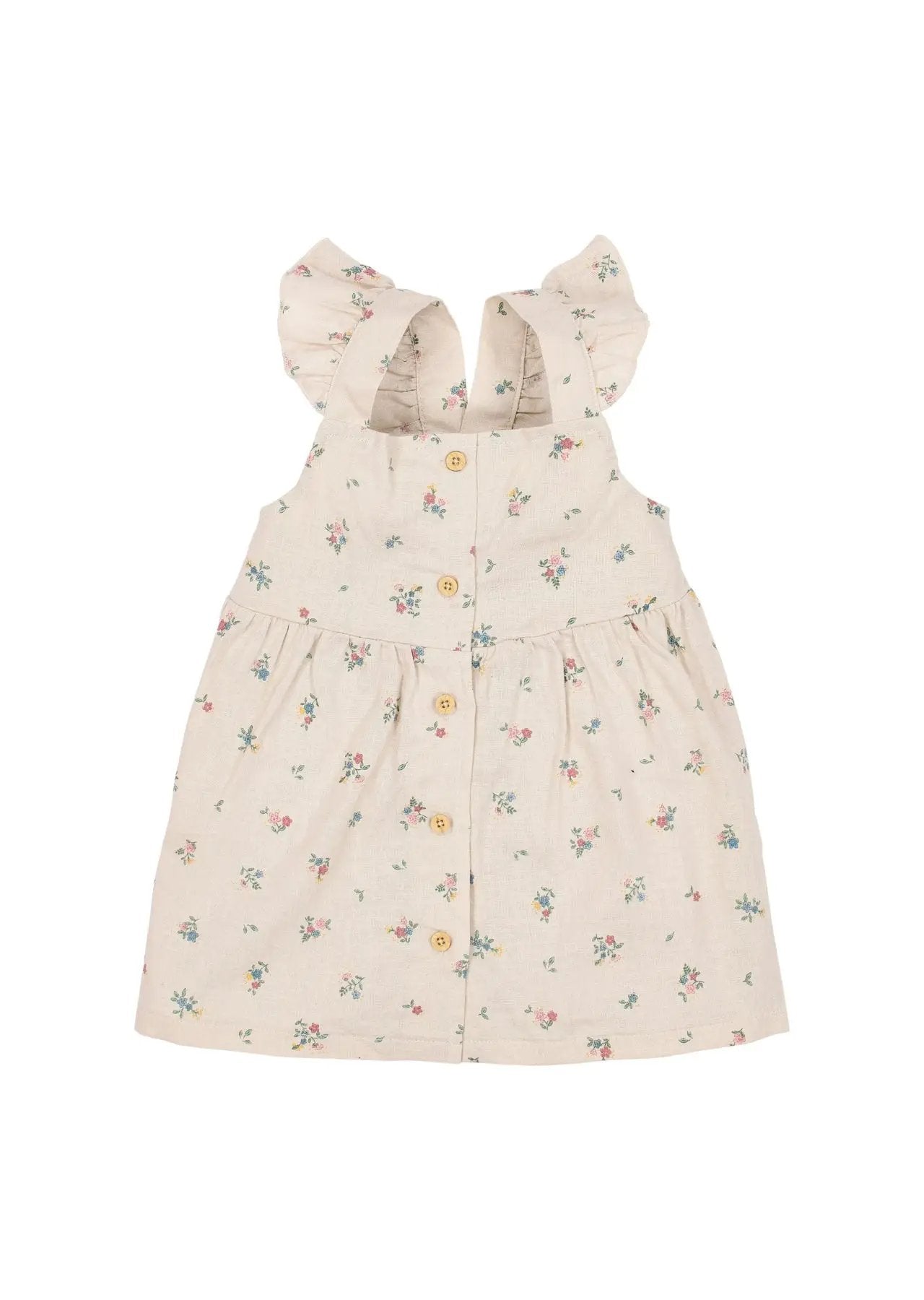 Abito Bimba Avorio CL26025010 by LITTLE DUTCH