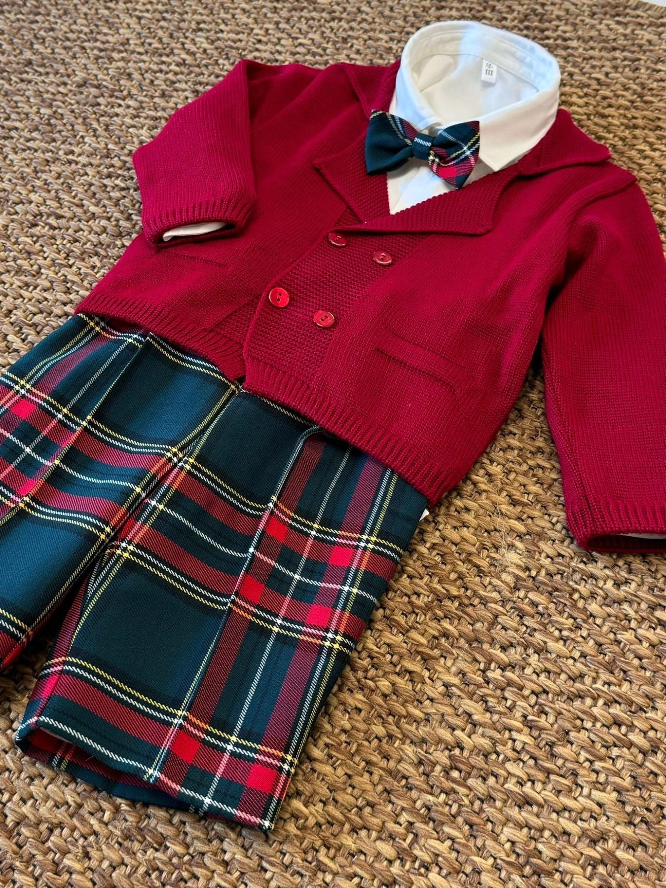 Completo Tartan rosso - IK21560