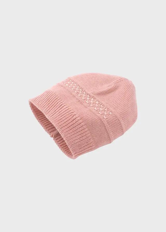 Cuffia Neonata Rosa SOFIA/CU by PICCOLA GIUGGIOLA