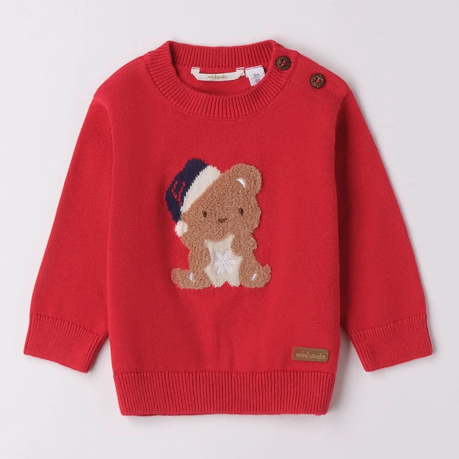 Maglia Bimbo Rosso 3F661/2253 by MINIBANDA