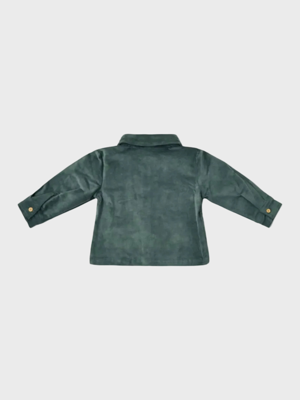 Camicia Bimbo Verde CL25091073 by LITTLE DUTCH