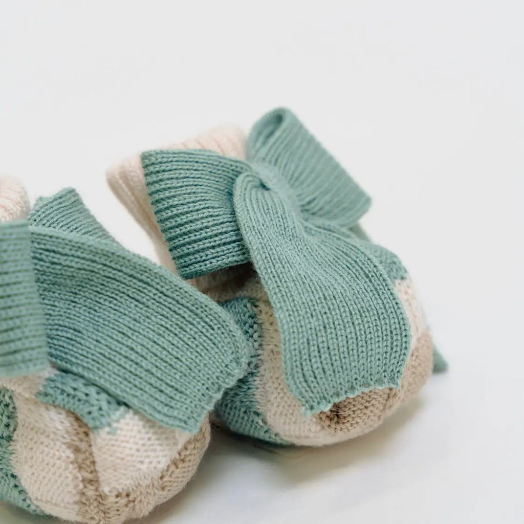 Babbucce Neonata Verde IN23S/V by MARLU'