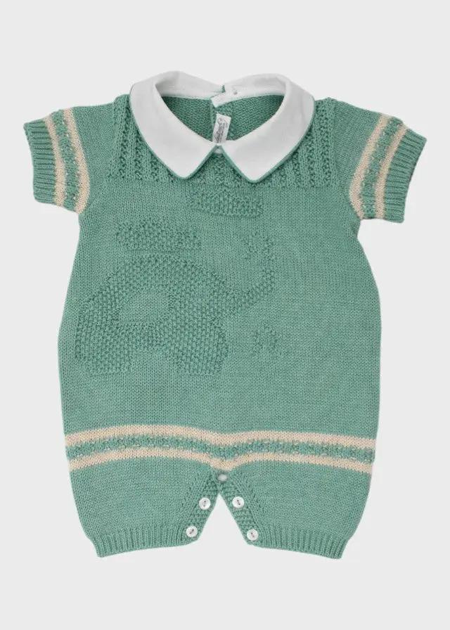 Tutina Neonato Verde LP1206 by SARTORIA DEI PICCOLI