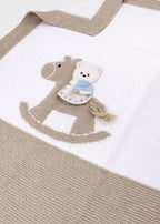 Coperta Neonato Tortora 8044 by BIMBALO'