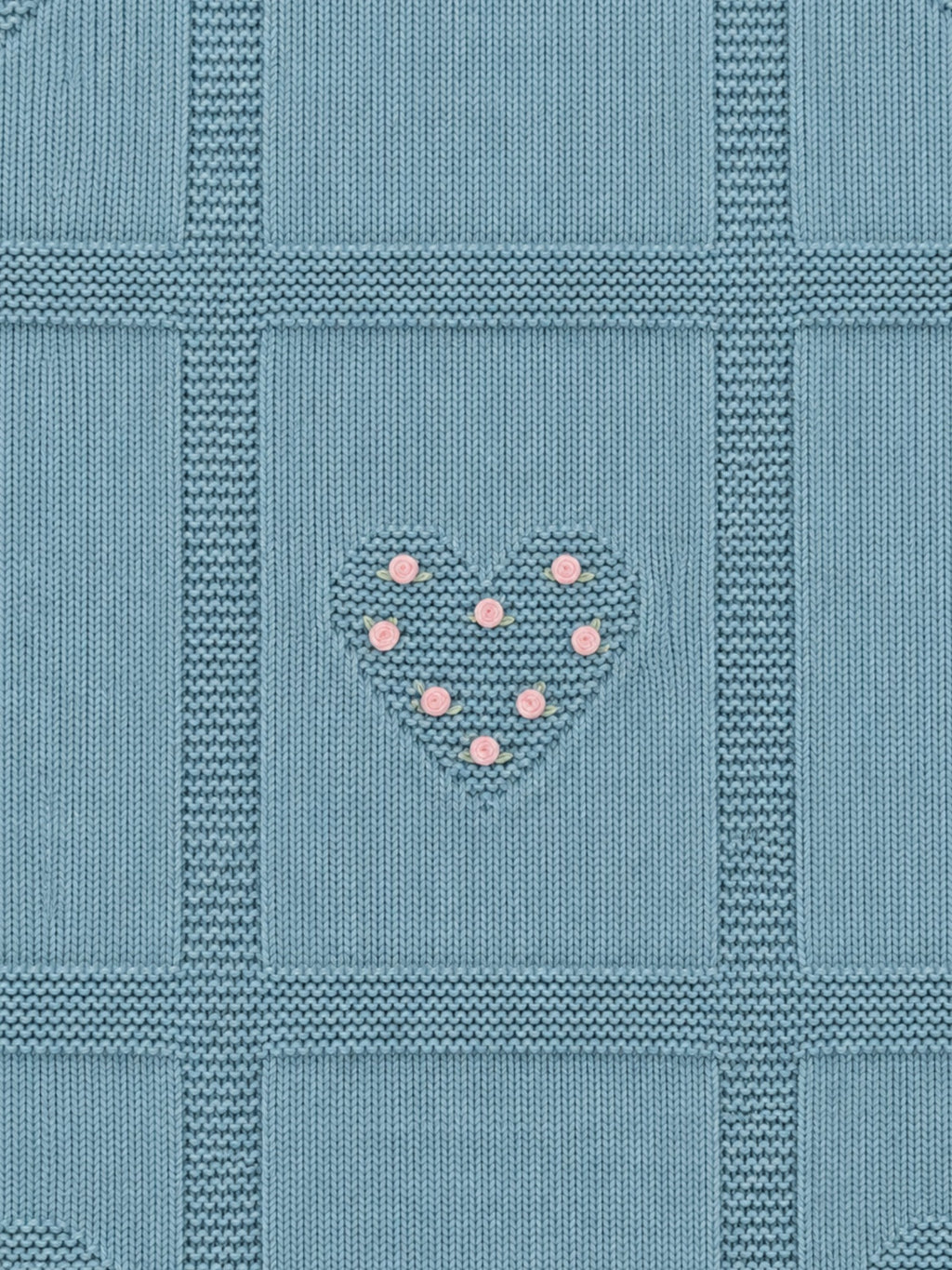 Coperta Neonata Verde LOVE FLOWER 143