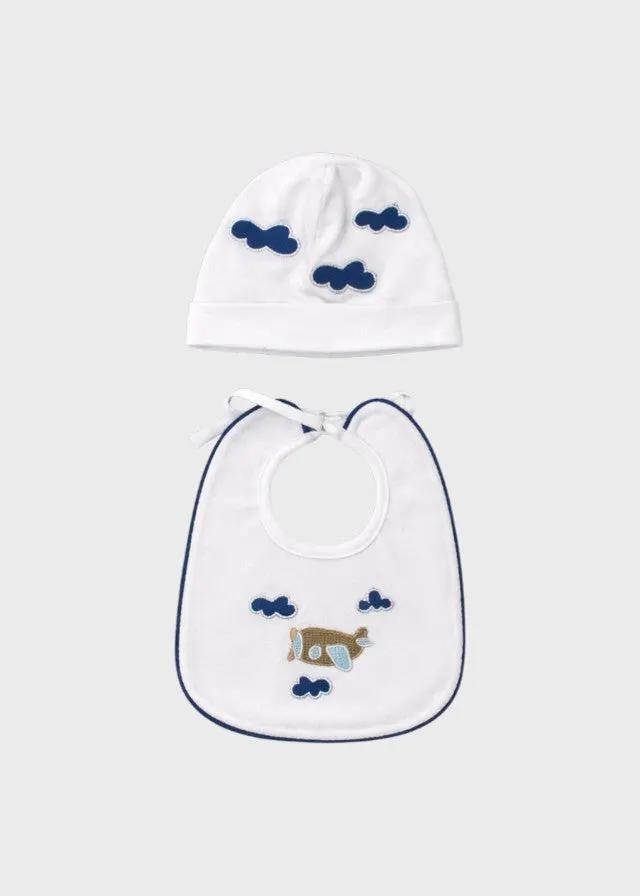 Cuffia Neonato Bianco LR1204 by SARTORIA DEI PICCOLI