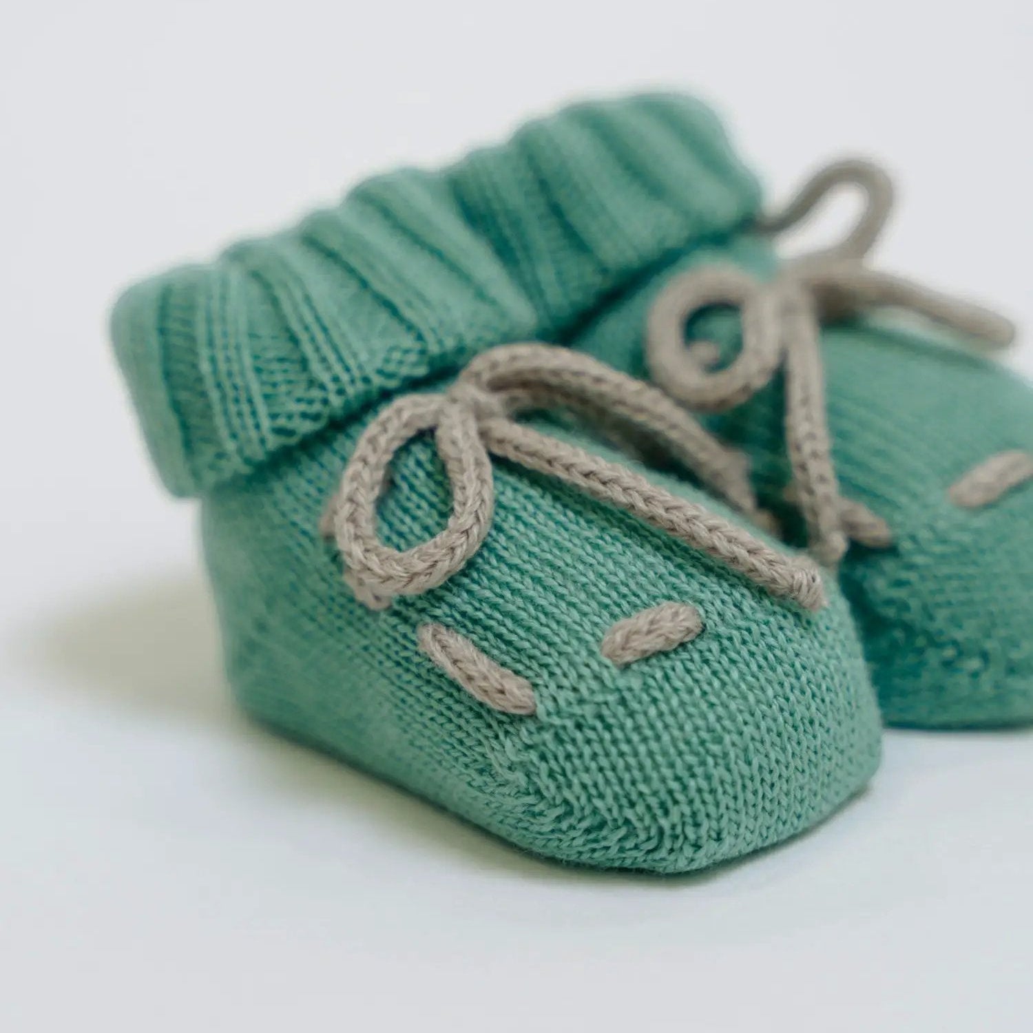 Babbucce Neonato Verde TEDDY BEAR/721-V by BABY LORD