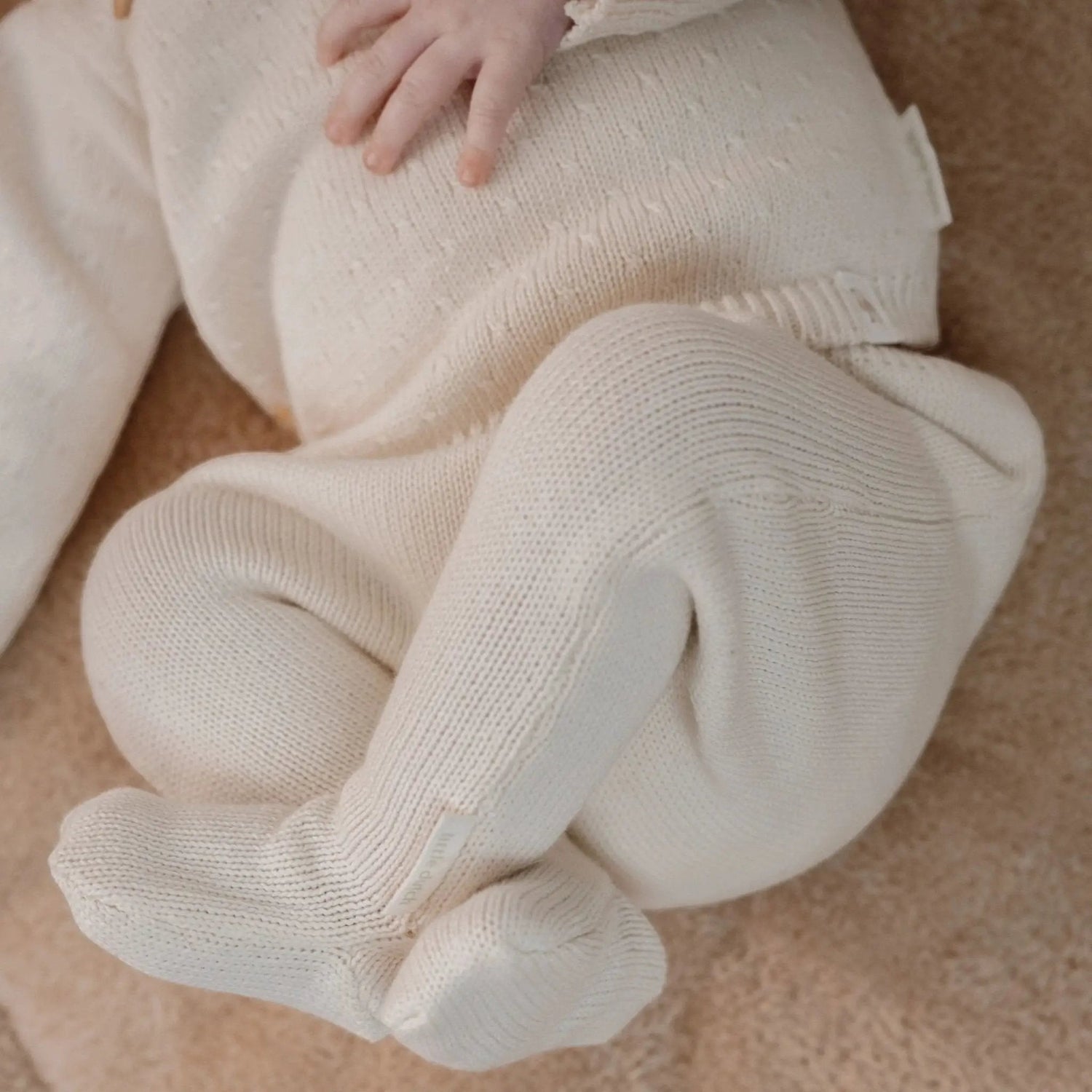 Pantaloni Neonato Bianco CL25293025 by LITTLE DUTCH