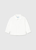 Camicia Bimbo Bianco 124/28 by MAYORAL