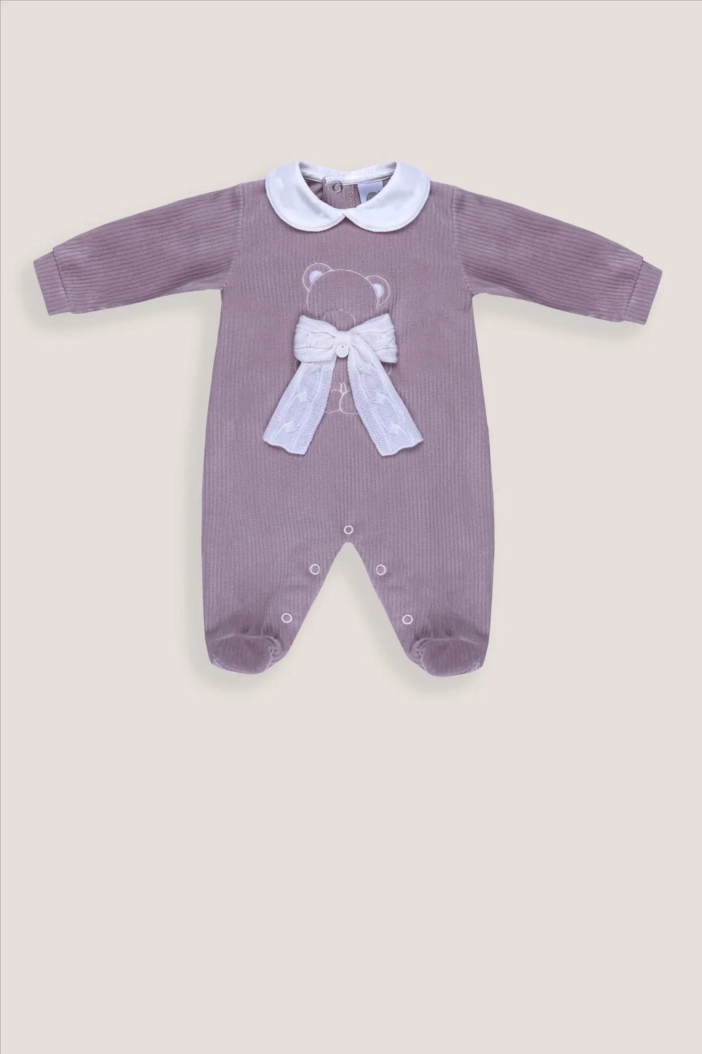Tutina a coste Neonata Rosa IS6714/R by MARLU'