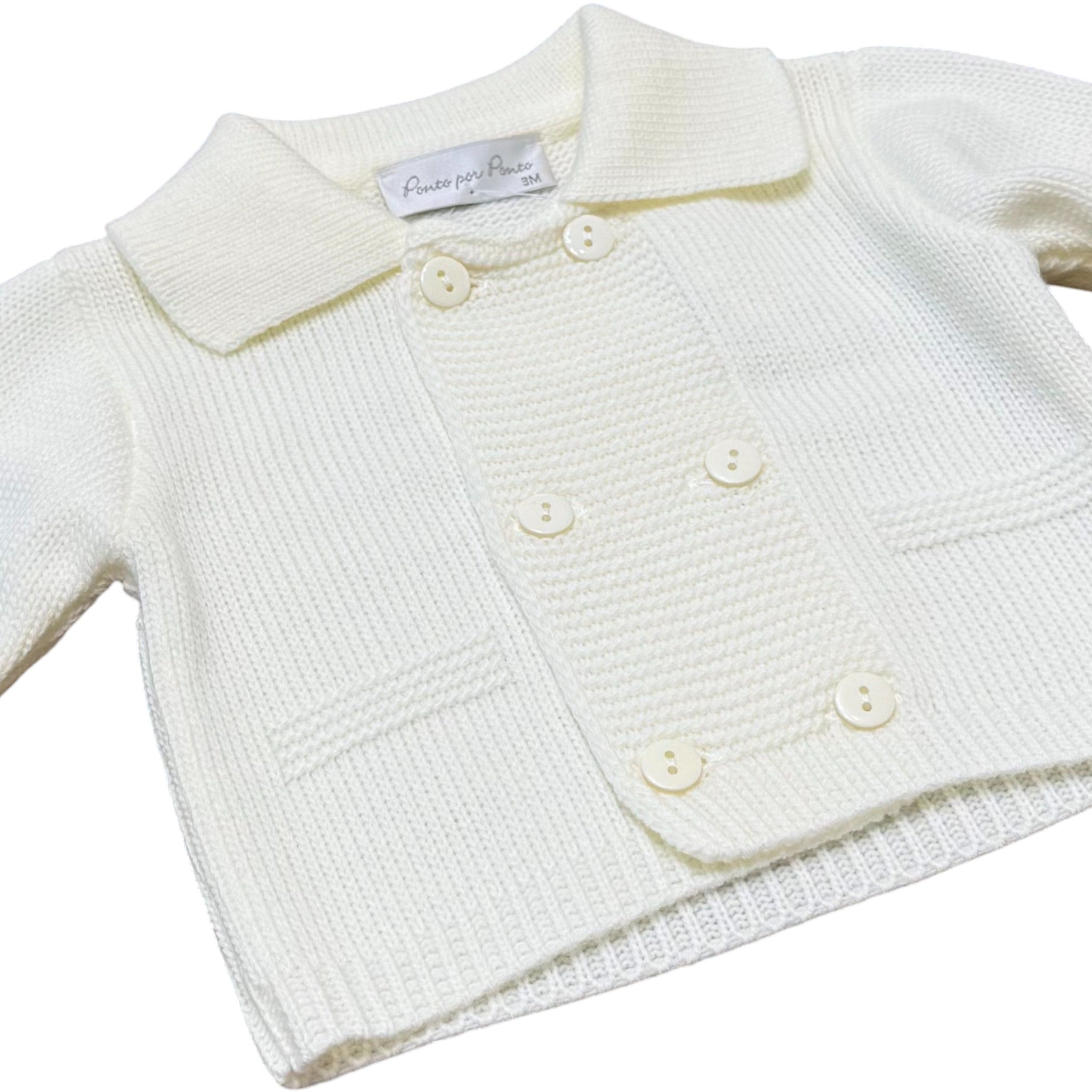 Giacca Cerimonia Bimbo Bianco 3/878