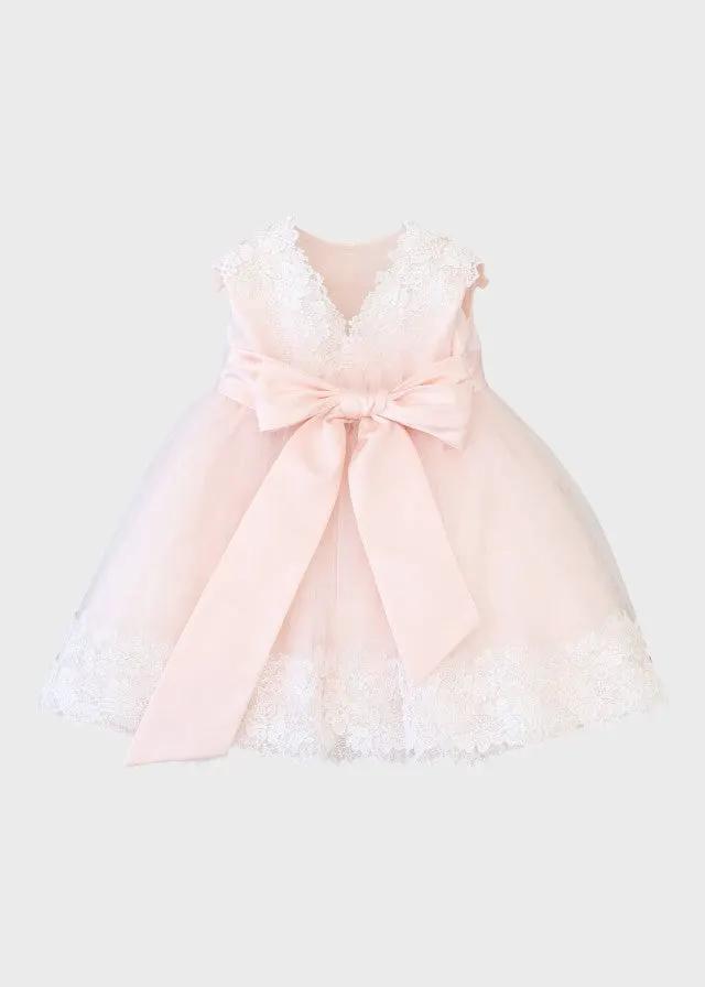 Abito Cerimonia Bimba Rosa FB083/R by FLO' SARTORIA ITALIANA