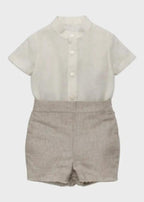 Completo Cerimonia Bimbo Beige 39826 by LILUS