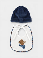Cuffia Neonato Cielo LR/1304 by SARTORIA DEI PICCOLI