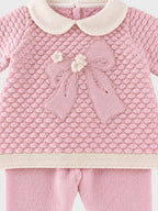 Completo nascita Neonata Rosa 7767 Fiocco