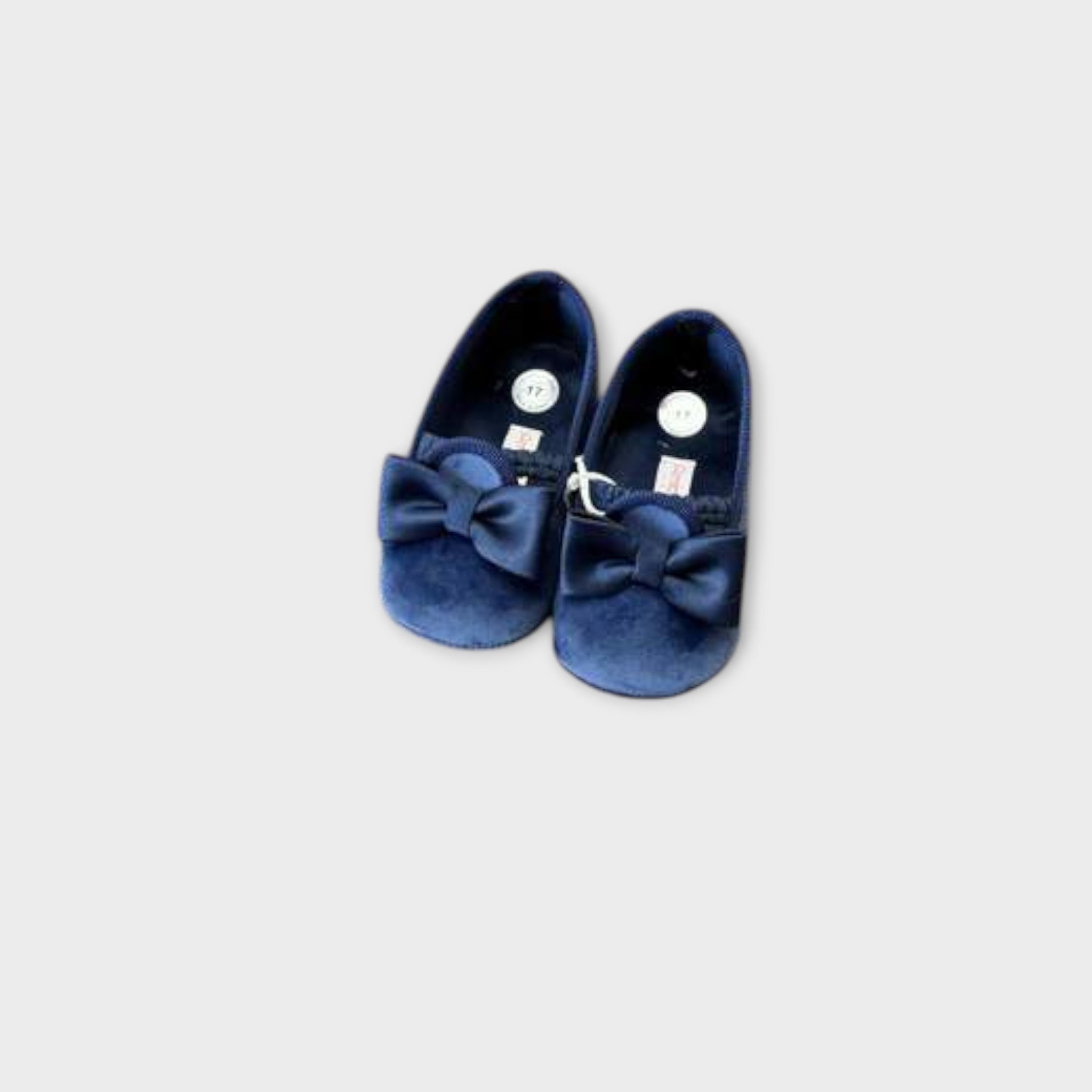 Scarpe Bimba Velluto Blu AMBARABA' - Eleganti