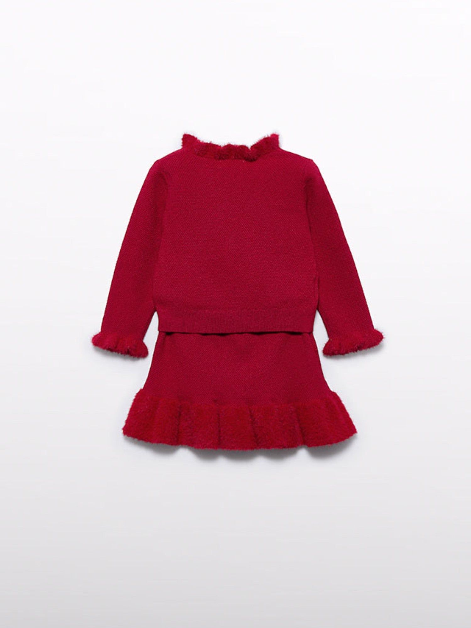 Compl. gonna tricot pelo Bimba Rosso 5513/2 -  NANU' BABY