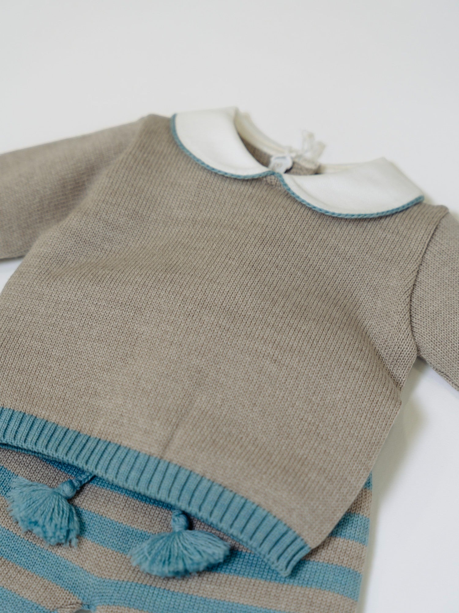 Completo nascita Righe Neonato VERDE RIGHE 523 -  NANU' BABY
