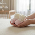 Babbucce Neonata Rosa 7771 Fiocco by BIMBALO'