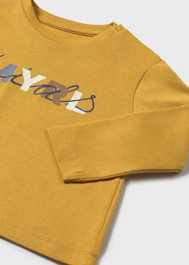 T-shirt Bimbo Giallo 108/28 by MAYORAL