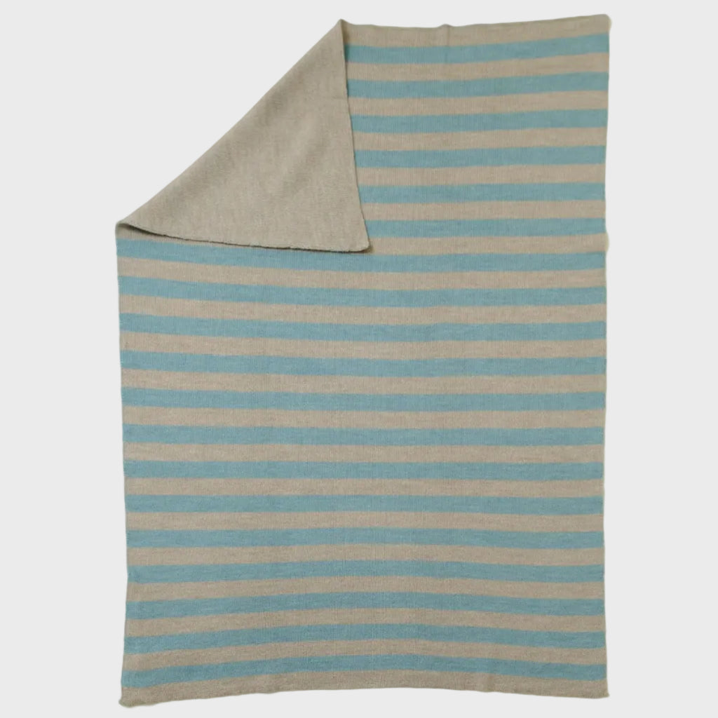 Coperta Neonato Verde RIGHE 109 by BABY LORD