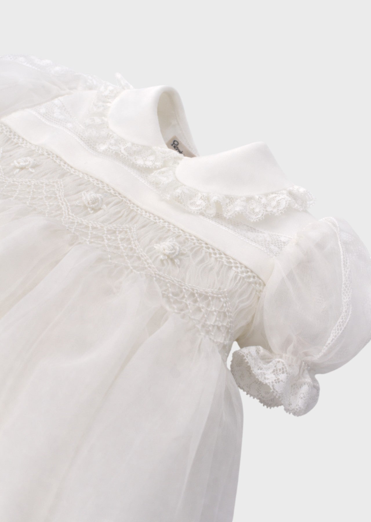 Abito Cerimonia Bimba Bianco LORETTA by PICCOLA GIUGGIOLA