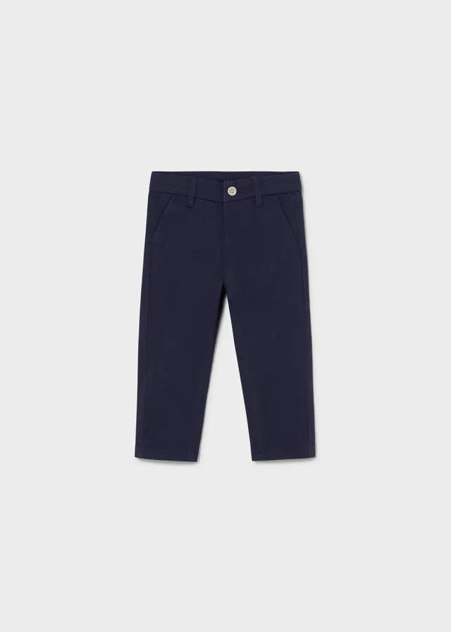 Pantaloni Bimbo Blu Navy Cotone Elastan 522/43 by MAYORAL