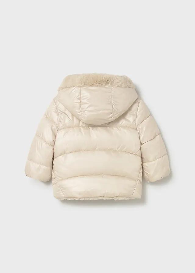 Cappotto Bimba Avorio 2435/80 by MAYORAL