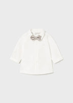 Camicia Bimbo Ecru 1J-2180/E by MAYORAL