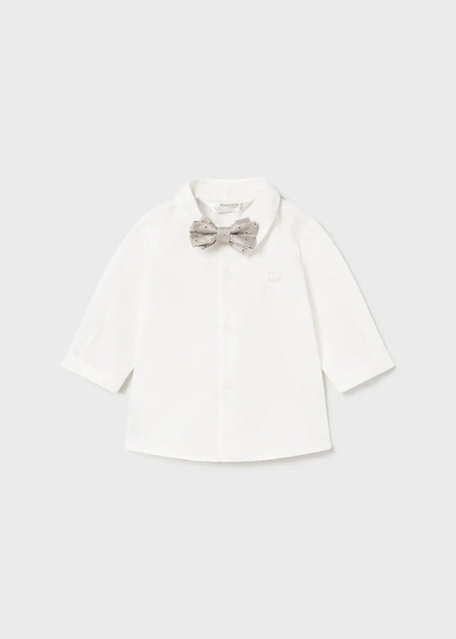 Camicia Bimbo Ecru 1J-2180/E by MAYORAL