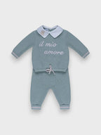 Completo nascita Neonato Verde IS6550 by MARLU'