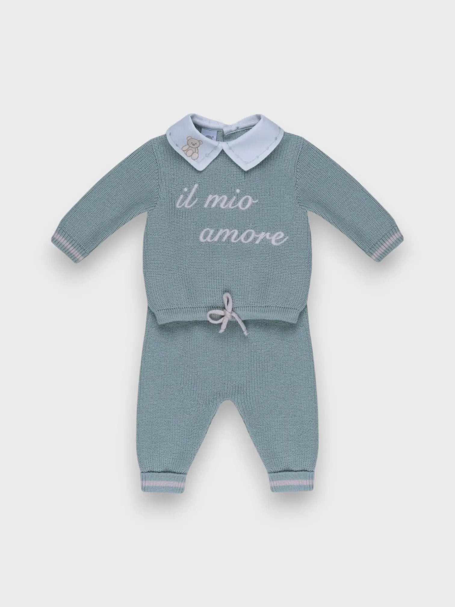Completo nascita Neonato Verde IS6550 by MARLU'