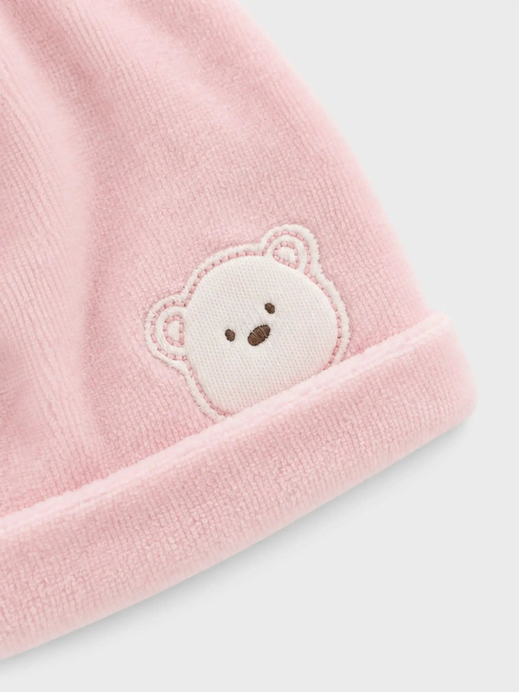 Cuffia Neonata Rosa C64702/R-A by COCCODE'