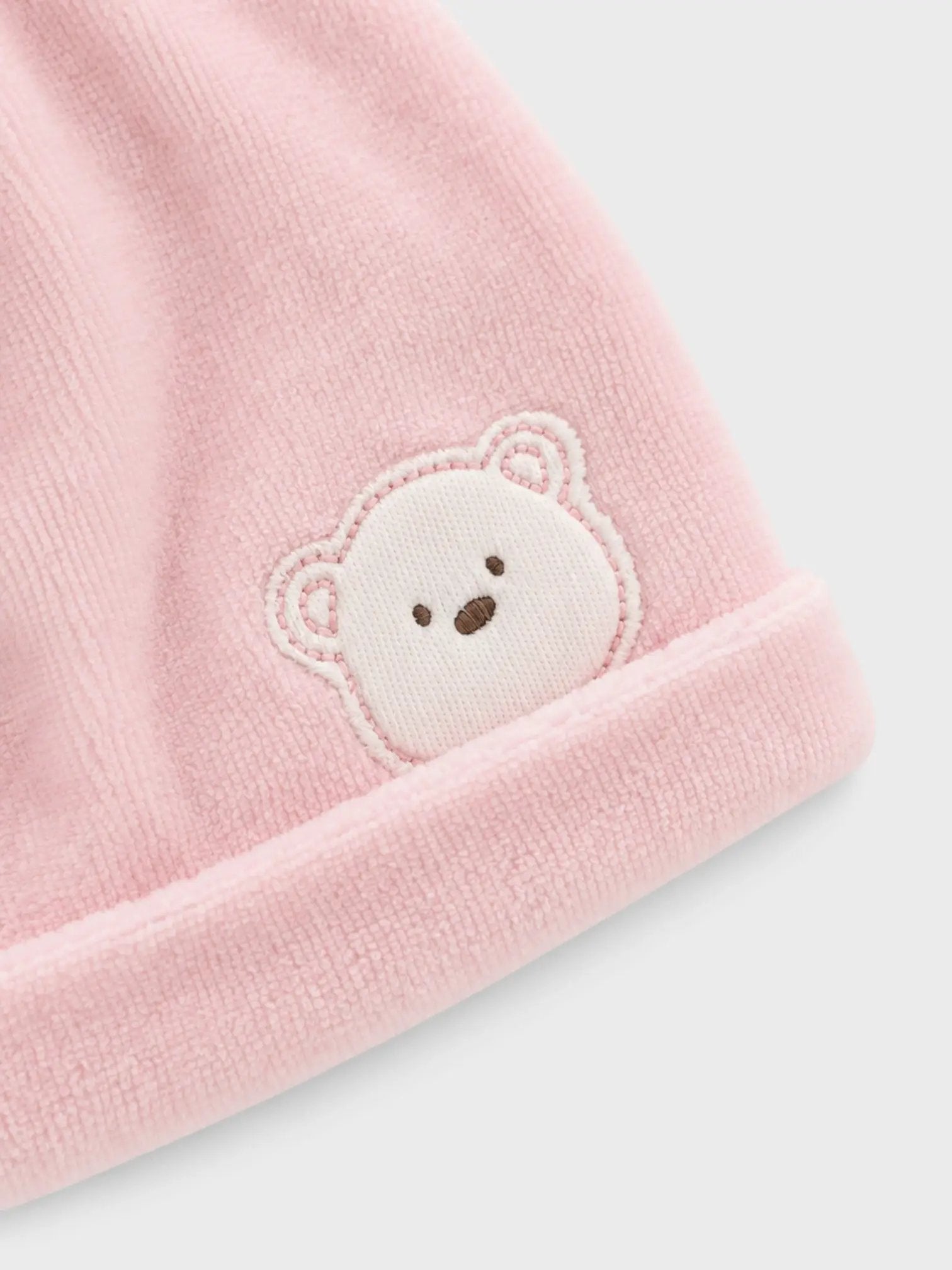 Cuffia Neonata Rosa C64702/R-A by COCCODE'