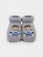 Babbucce Neonato Grigio 30545/N4 by STORY LORIS