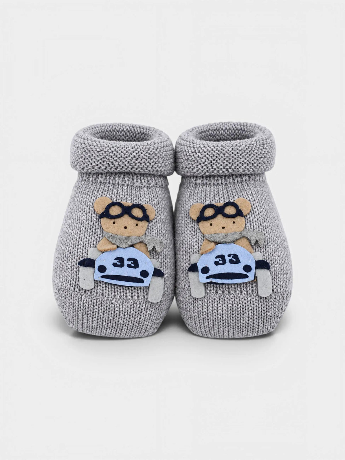 Babbucce Neonato Grigio 30545/N4 by STORY LORIS